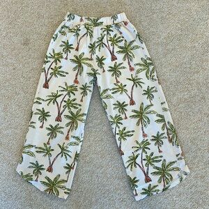 Zara Palm Tree Wide Leg Psmts